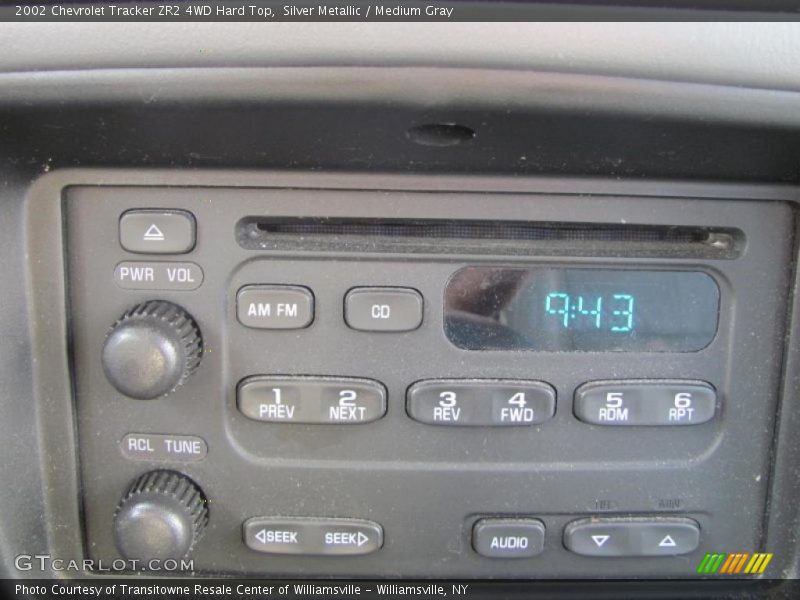 Silver Metallic / Medium Gray 2002 Chevrolet Tracker ZR2 4WD Hard Top