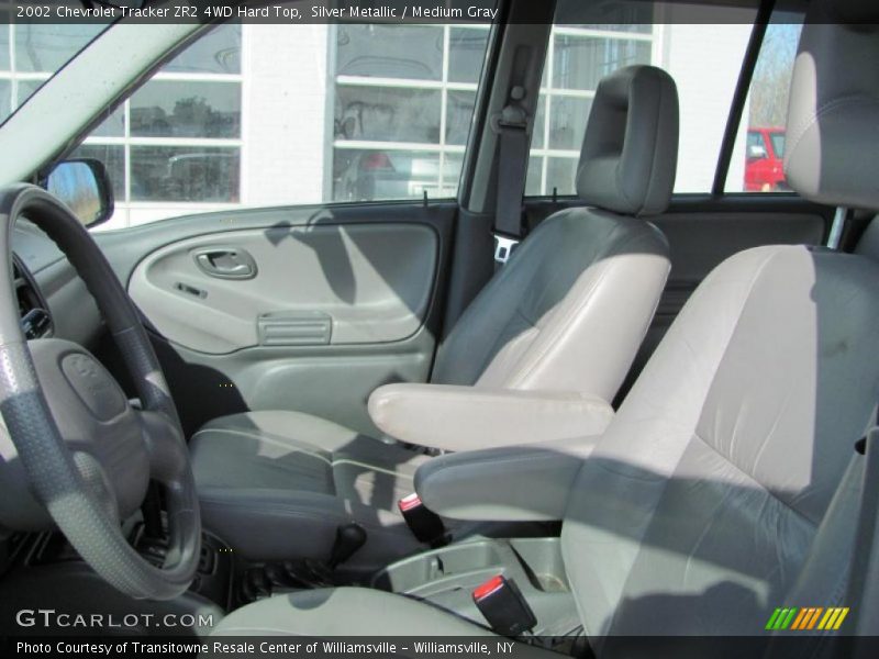 Silver Metallic / Medium Gray 2002 Chevrolet Tracker ZR2 4WD Hard Top