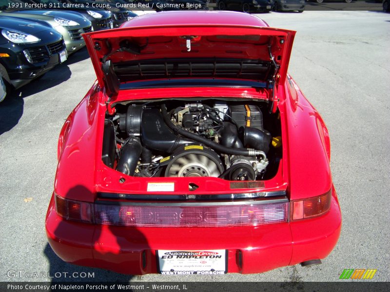 Guards Red / Cashmere Beige 1991 Porsche 911 Carrera 2 Coupe