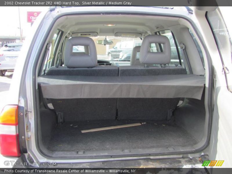 Silver Metallic / Medium Gray 2002 Chevrolet Tracker ZR2 4WD Hard Top