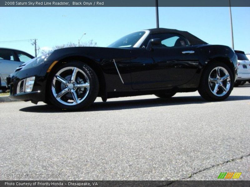 Black Onyx / Red 2008 Saturn Sky Red Line Roadster
