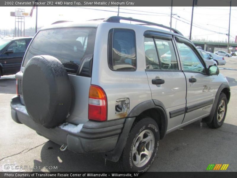 Silver Metallic / Medium Gray 2002 Chevrolet Tracker ZR2 4WD Hard Top