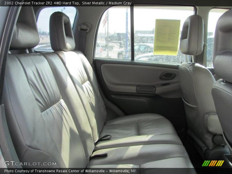 Silver Metallic / Medium Gray 2002 Chevrolet Tracker ZR2 4WD Hard Top