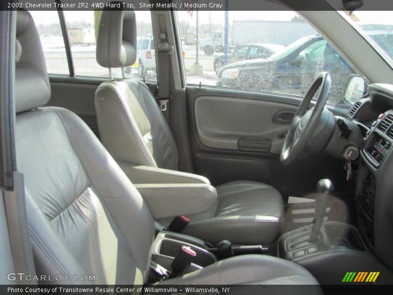 Silver Metallic / Medium Gray 2002 Chevrolet Tracker ZR2 4WD Hard Top