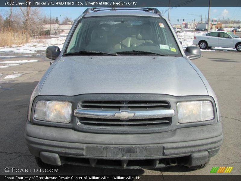Silver Metallic / Medium Gray 2002 Chevrolet Tracker ZR2 4WD Hard Top