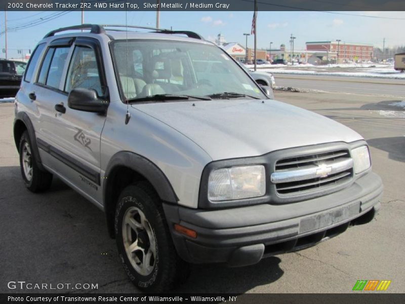 Silver Metallic / Medium Gray 2002 Chevrolet Tracker ZR2 4WD Hard Top