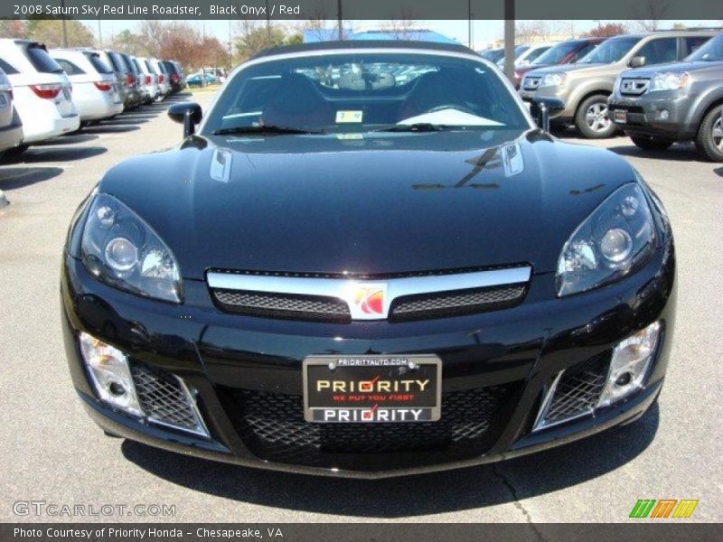 Black Onyx / Red 2008 Saturn Sky Red Line Roadster