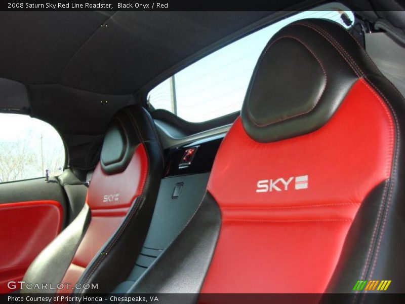  2008 Sky Red Line Roadster Red Interior