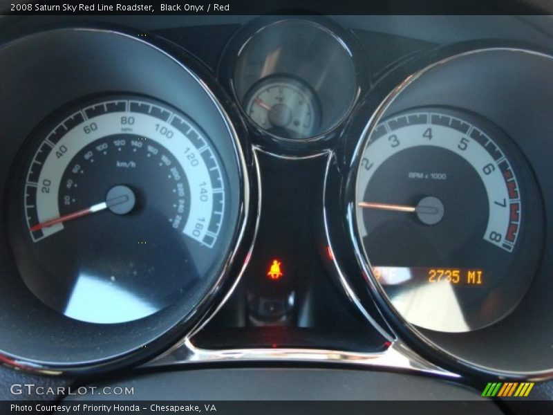  2008 Sky Red Line Roadster Red Line Roadster Gauges