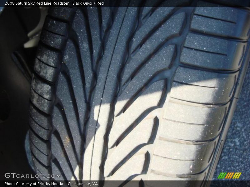 Black Onyx / Red 2008 Saturn Sky Red Line Roadster