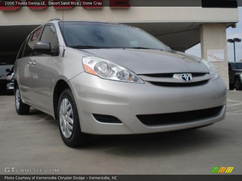 Desert Sand Mica / Stone Gray 2006 Toyota Sienna LE