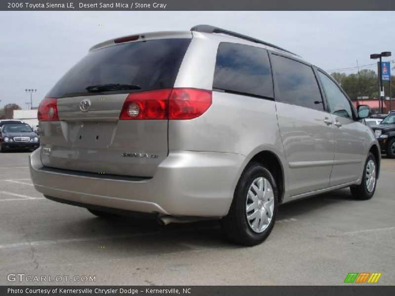 Desert Sand Mica / Stone Gray 2006 Toyota Sienna LE