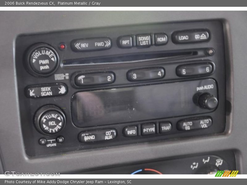 Controls of 2006 Rendezvous CX