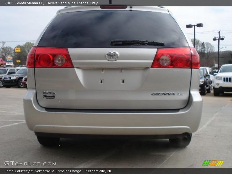 Desert Sand Mica / Stone Gray 2006 Toyota Sienna LE