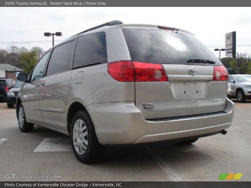 Desert Sand Mica / Stone Gray 2006 Toyota Sienna LE