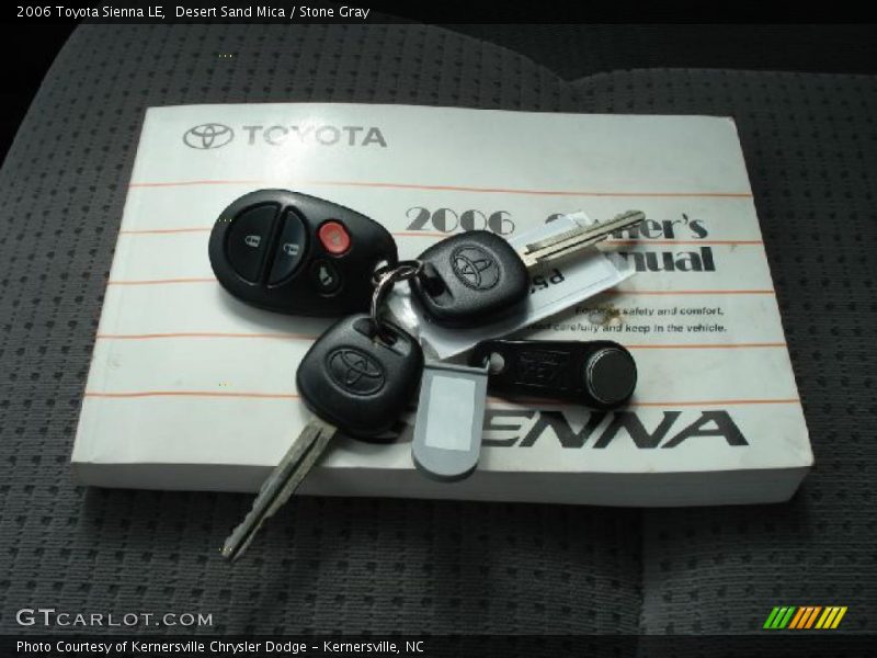 Desert Sand Mica / Stone Gray 2006 Toyota Sienna LE