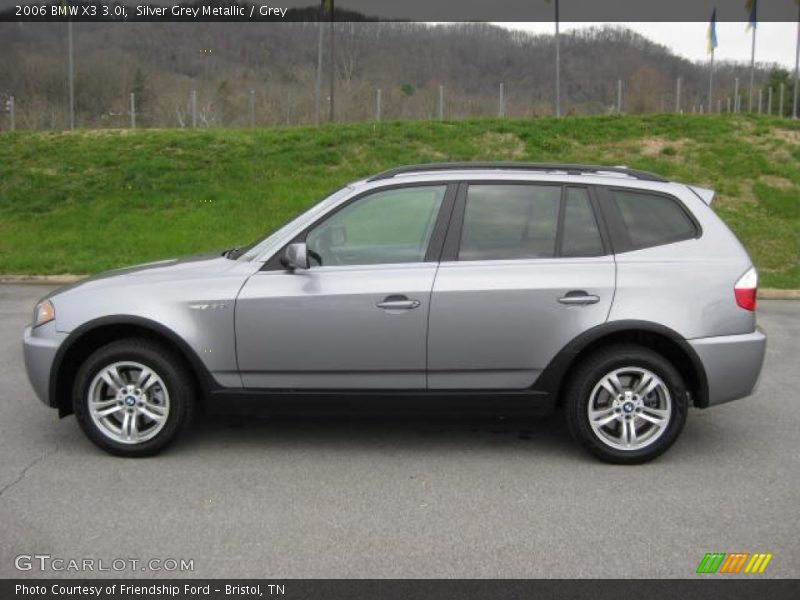 Silver Grey Metallic / Grey 2006 BMW X3 3.0i
