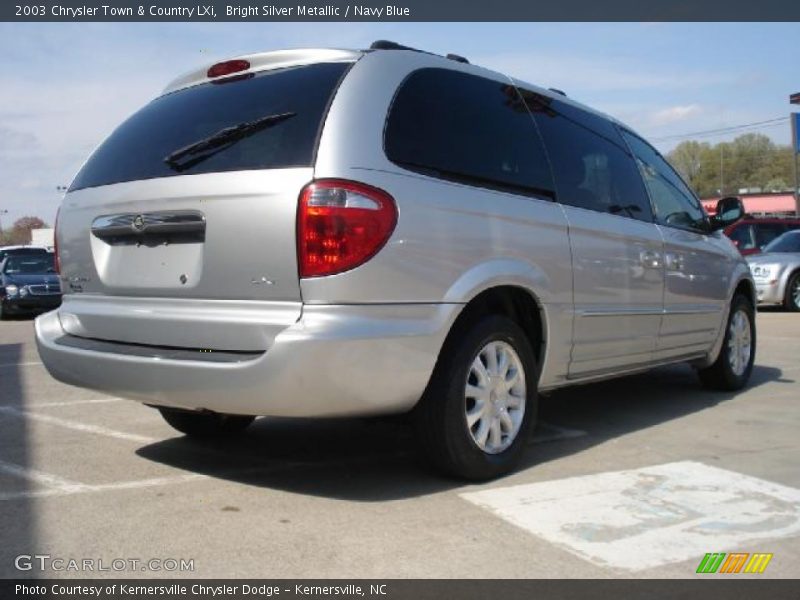 Bright Silver Metallic / Navy Blue 2003 Chrysler Town & Country LXi