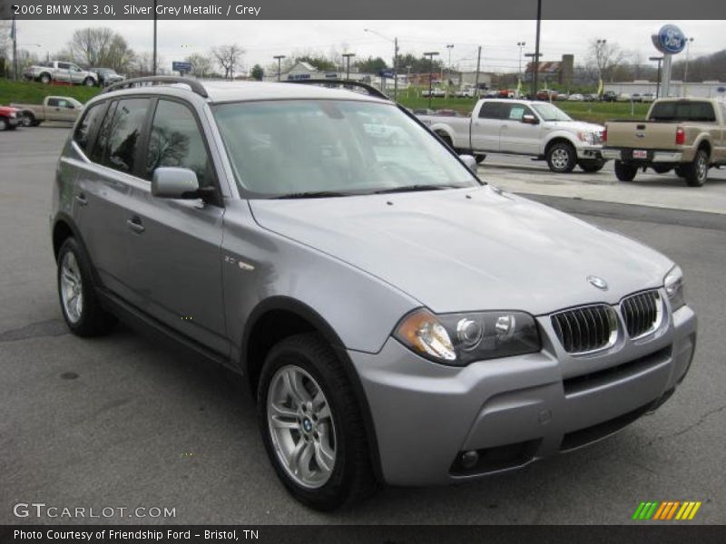 Silver Grey Metallic / Grey 2006 BMW X3 3.0i