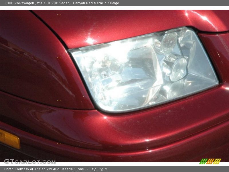 Canyon Red Metallic / Beige 2000 Volkswagen Jetta GLX VR6 Sedan