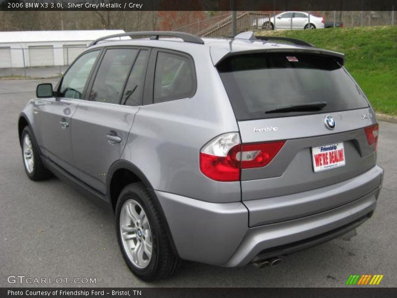 Silver Grey Metallic / Grey 2006 BMW X3 3.0i