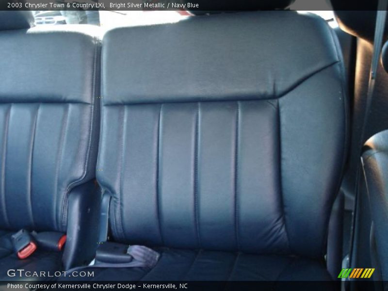 Bright Silver Metallic / Navy Blue 2003 Chrysler Town & Country LXi