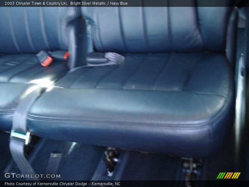 Bright Silver Metallic / Navy Blue 2003 Chrysler Town & Country LXi