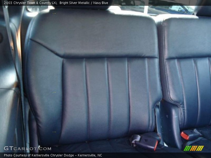 Bright Silver Metallic / Navy Blue 2003 Chrysler Town & Country LXi