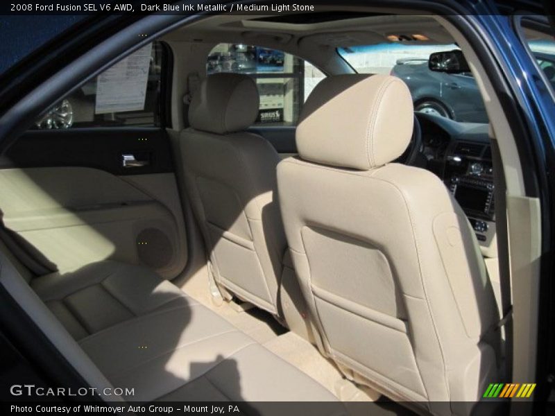 Dark Blue Ink Metallic / Medium Light Stone 2008 Ford Fusion SEL V6 AWD