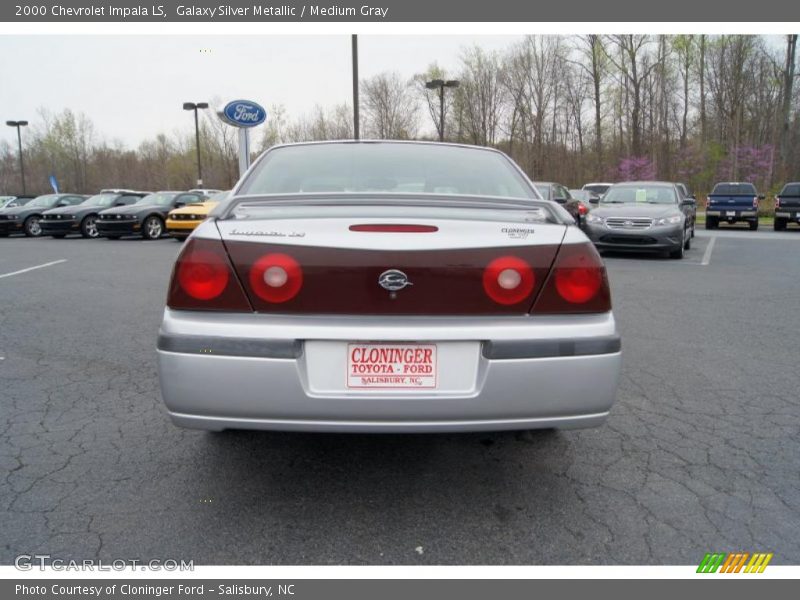 Galaxy Silver Metallic / Medium Gray 2000 Chevrolet Impala LS