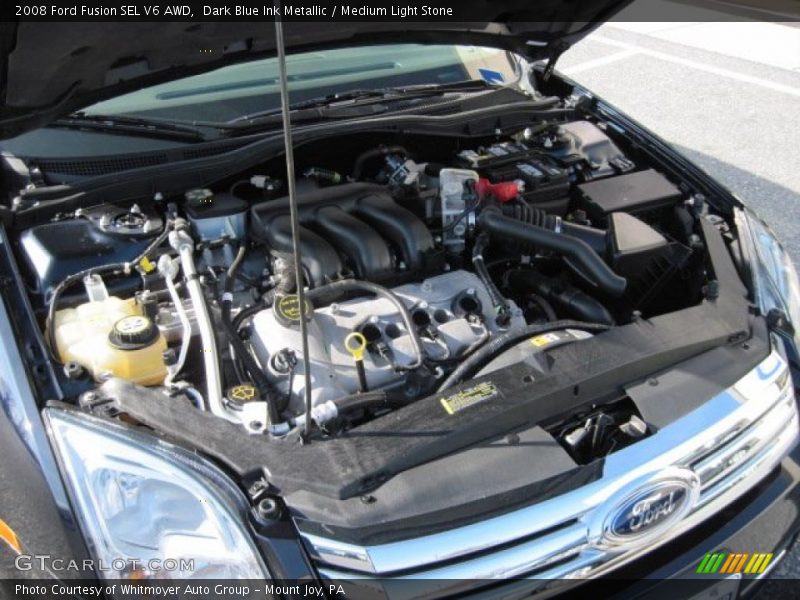Dark Blue Ink Metallic / Medium Light Stone 2008 Ford Fusion SEL V6 AWD