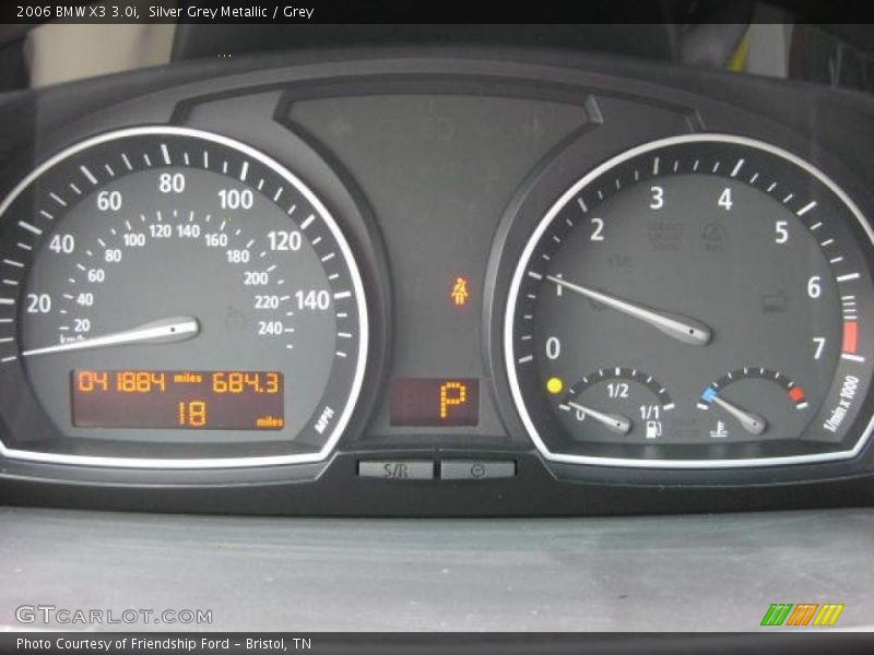 Silver Grey Metallic / Grey 2006 BMW X3 3.0i
