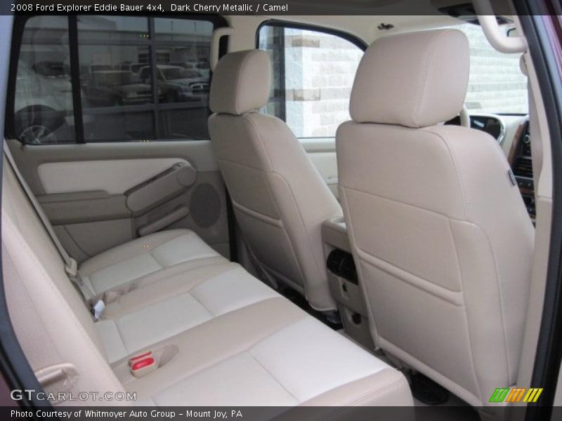 Dark Cherry Metallic / Camel 2008 Ford Explorer Eddie Bauer 4x4