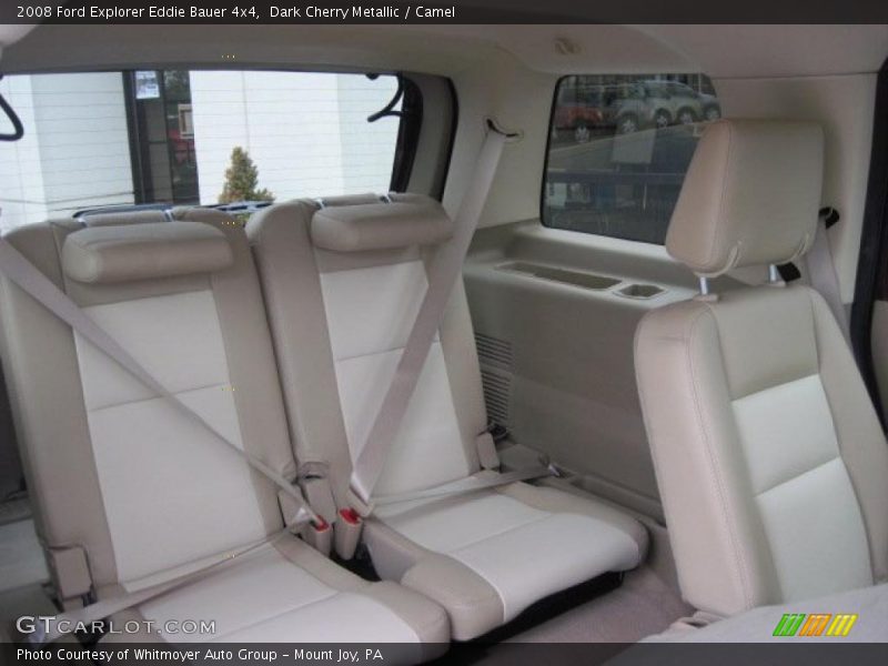 Dark Cherry Metallic / Camel 2008 Ford Explorer Eddie Bauer 4x4