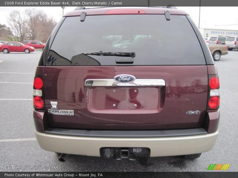 Dark Cherry Metallic / Camel 2008 Ford Explorer Eddie Bauer 4x4