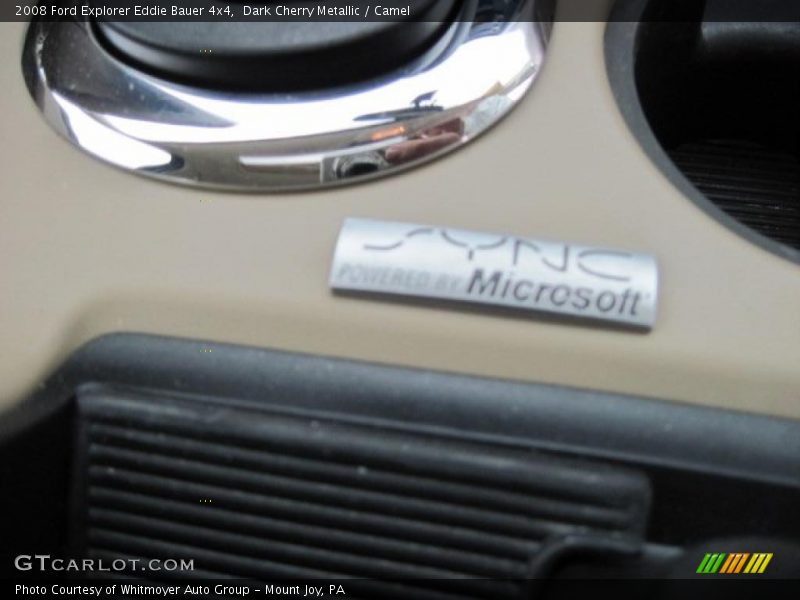 Dark Cherry Metallic / Camel 2008 Ford Explorer Eddie Bauer 4x4
