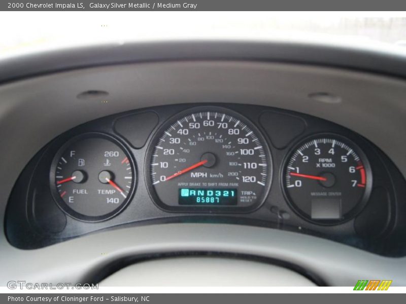 Galaxy Silver Metallic / Medium Gray 2000 Chevrolet Impala LS