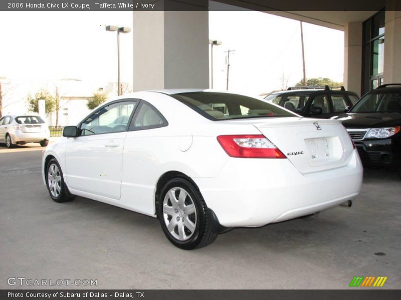 Taffeta White / Ivory 2006 Honda Civic LX Coupe