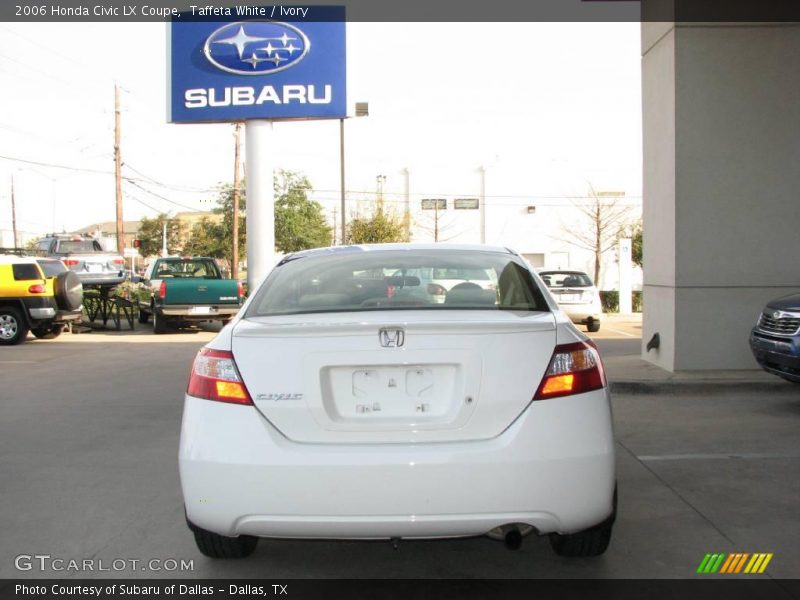 Taffeta White / Ivory 2006 Honda Civic LX Coupe