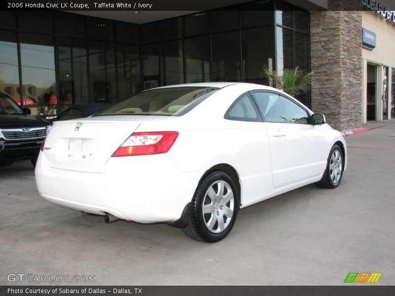 Taffeta White / Ivory 2006 Honda Civic LX Coupe