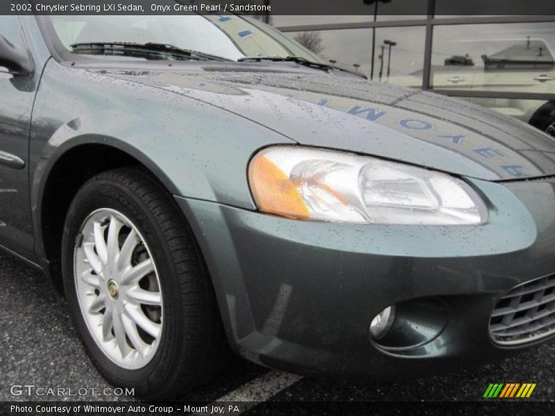 Onyx Green Pearl / Sandstone 2002 Chrysler Sebring LXi Sedan