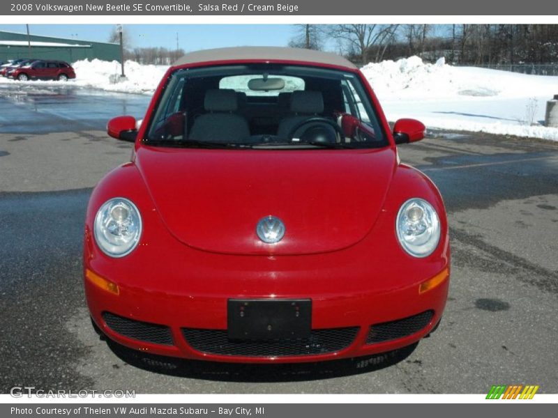 Salsa Red / Cream Beige 2008 Volkswagen New Beetle SE Convertible