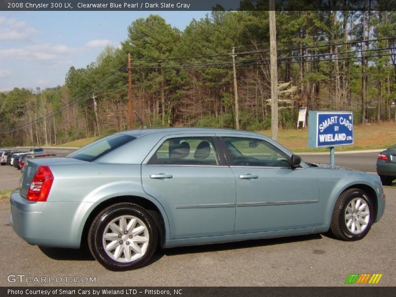 Clearwater Blue Pearl / Dark Slate Gray 2008 Chrysler 300 LX
