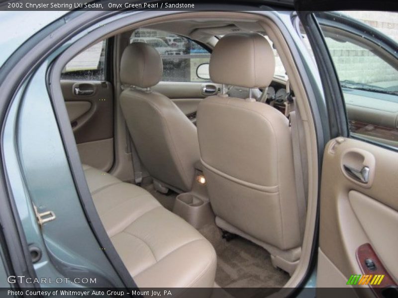 Onyx Green Pearl / Sandstone 2002 Chrysler Sebring LXi Sedan