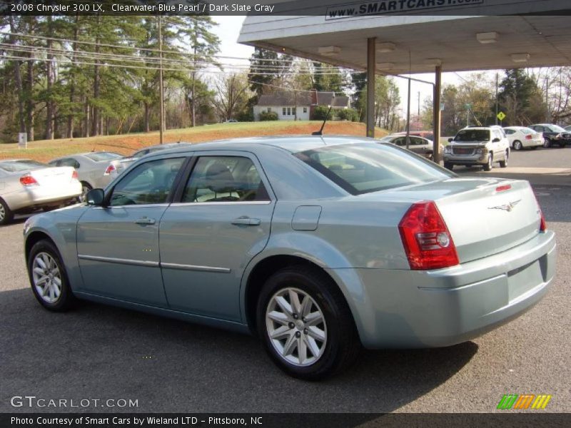 Clearwater Blue Pearl / Dark Slate Gray 2008 Chrysler 300 LX