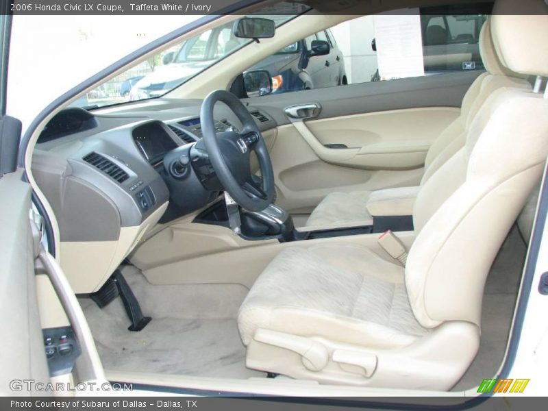 Taffeta White / Ivory 2006 Honda Civic LX Coupe