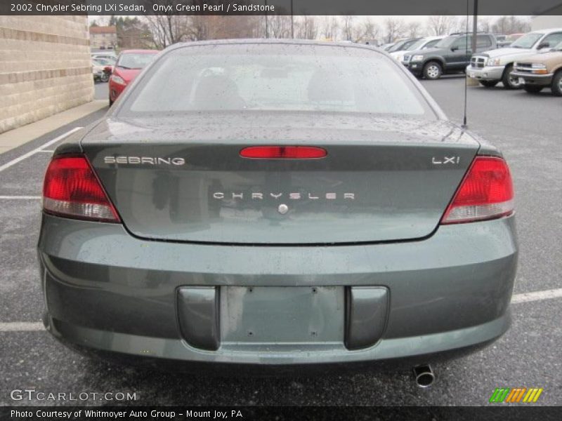  2002 Sebring LXi Sedan Onyx Green Pearl