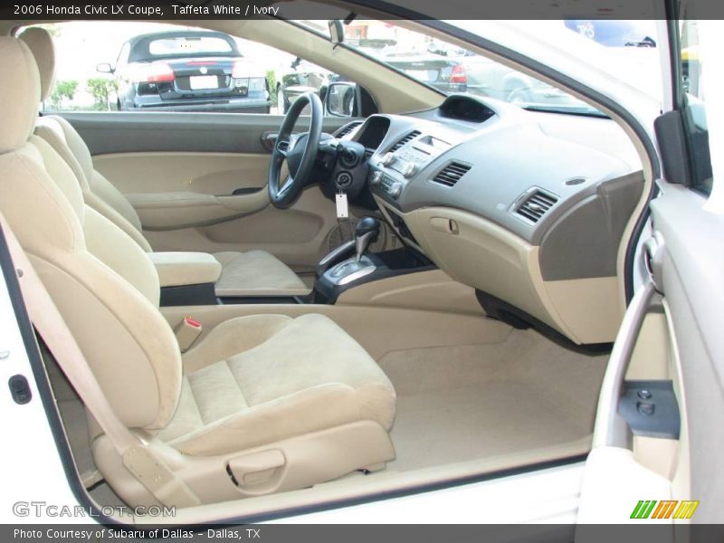 Taffeta White / Ivory 2006 Honda Civic LX Coupe