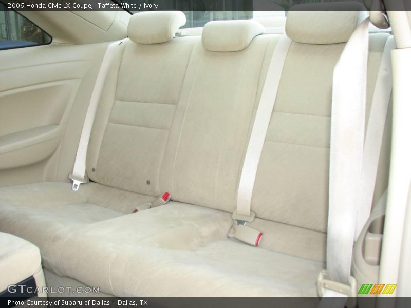 Taffeta White / Ivory 2006 Honda Civic LX Coupe