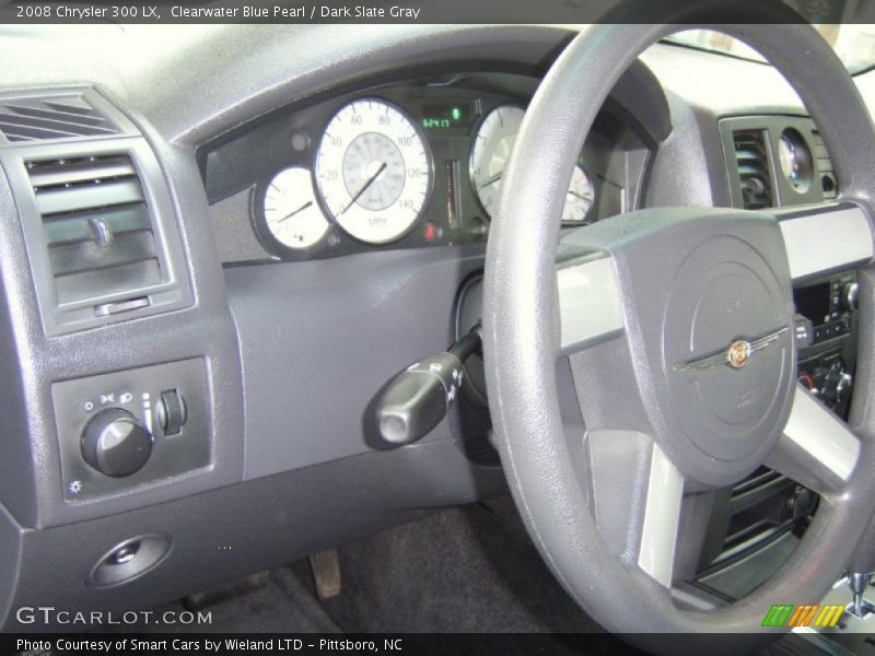 Clearwater Blue Pearl / Dark Slate Gray 2008 Chrysler 300 LX